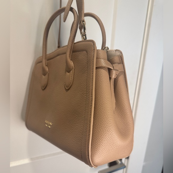 NWT Kate Spade Knott medium satchel in tan *updated pics* - Picture 10 of 14